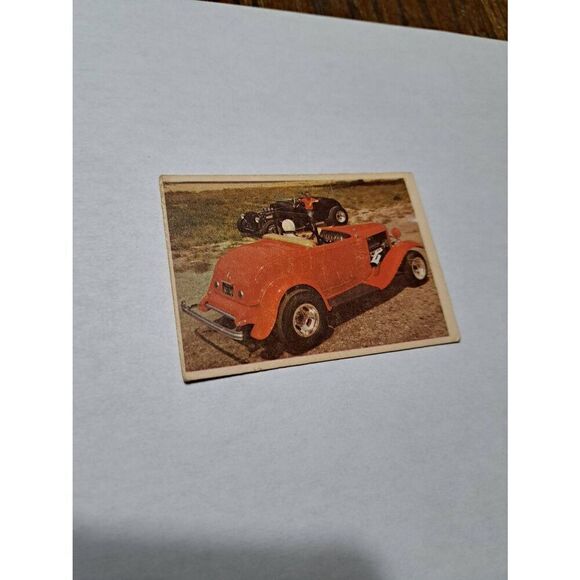 Vintage 1965 Hot Rod Magazine 14 Spec Sheet Pair Duces Ted Windgate Trading Card - Picture 1 of 2